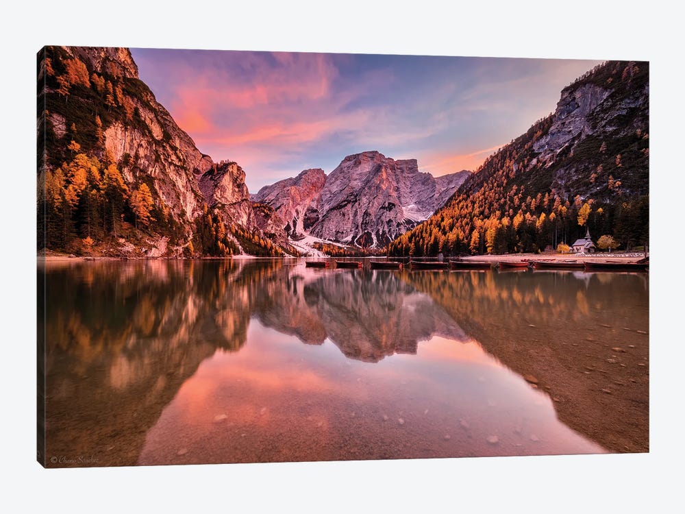 Captivating Dolomites (Braies, Italy) by Chano Sánchez 1-piece Canvas Artwork