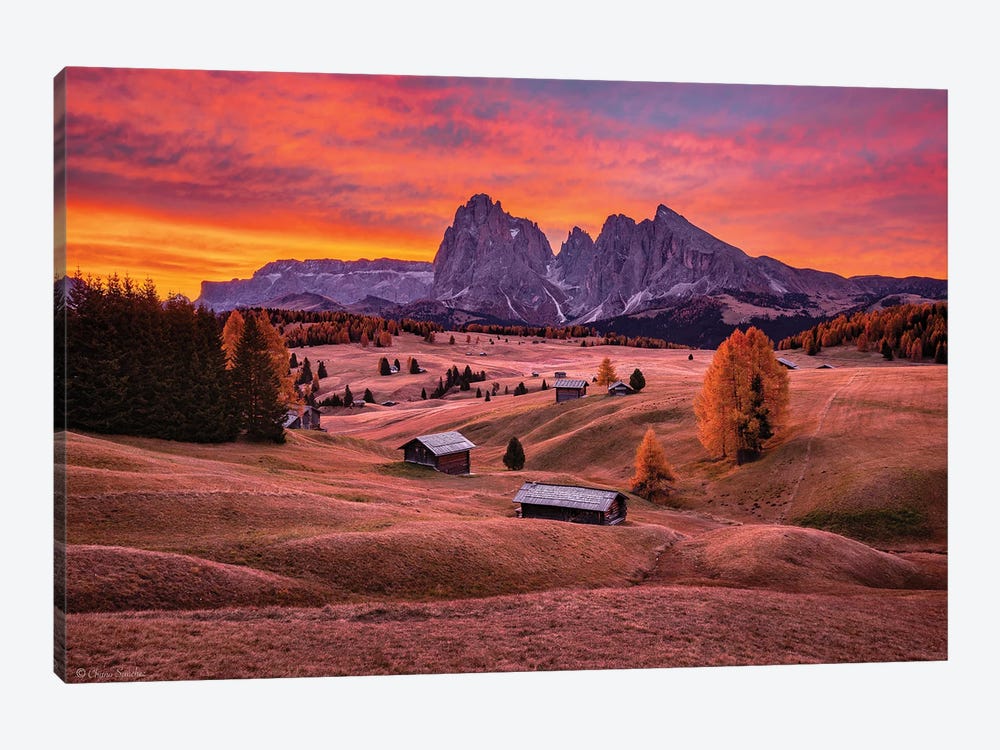 Is This A Dream (Dolomites, Italy) by Chano Sánchez 1-piece Canvas Wall Art