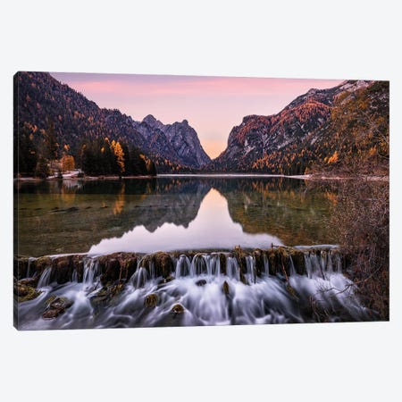 Peaceful Morning (Dolomites, Italy) Canvas Print #CNS117} by Chano Sánchez Canvas Art