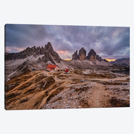 Majestic Mountains (Dolomites, Italy) Canvas Print #CNS121} by Chano Sánchez Canvas Artwork