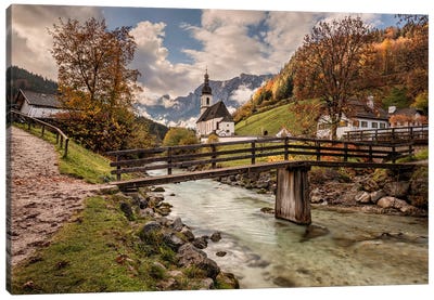 Idyllic Alps (Ramsau, Germany) Canvas Art Print - Chano Sanchez