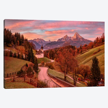 Pink Dream (Bavaria, Germany) Canvas Print #CNS130} by Chano Sánchez Canvas Art Print