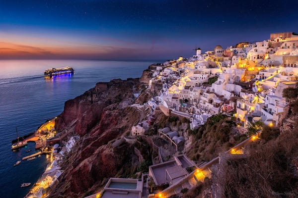 Chano Sánchez: Aegean Dream (Santorini, Greece) by Chano Sánchez