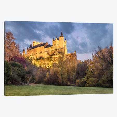 Castle Of My Dreams (Segovia, Spain) Canvas Print #CNS149} by Chano Sánchez Canvas Wall Art