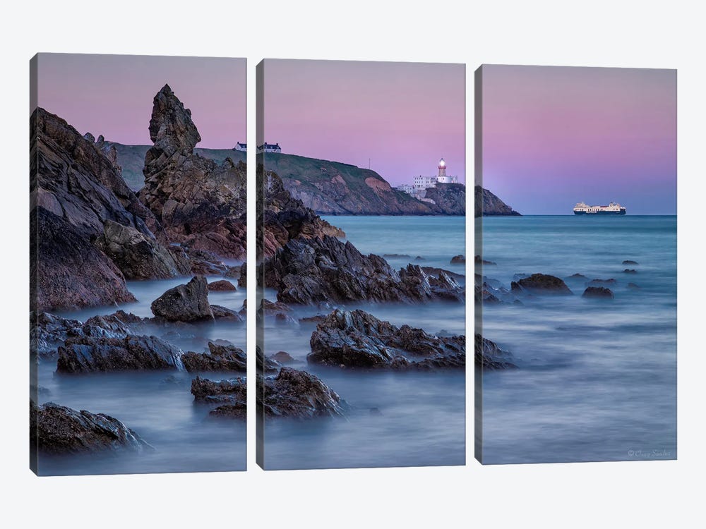 Create Your Moments (Howth, Ireland) by Chano Sánchez 3-piece Canvas Art Print