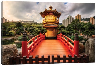 Oasis Of Serenity (Hong Kong) Canvas Art Print - China Art