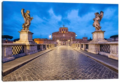 Celestial Guardians (Rome, Italy) Canvas Art Print - The Seven Wonders of the World