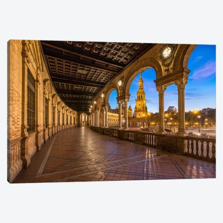 Embracing The Spanishness (Sevilla, Spain) Canvas Print #CNS163} by Chano Sánchez Canvas Artwork