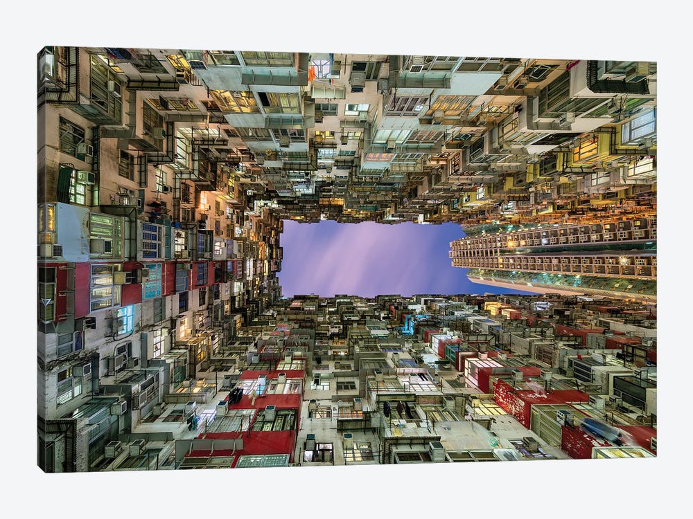 Transform Your Circumstances (Hong Kong) by Chano Sánchez 1-piece Canvas Artwork
