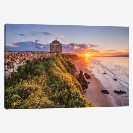A Temple With Views (Mussenden, Northern Ireland) Canvas Print #CNS22} by Chano Sánchez Art Print
