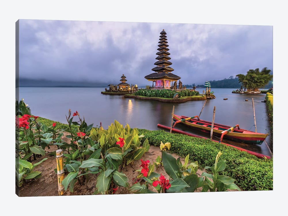 Floating On The Lake (Bali, Indonesia) by Chano Sánchez 1-piece Canvas Art Print