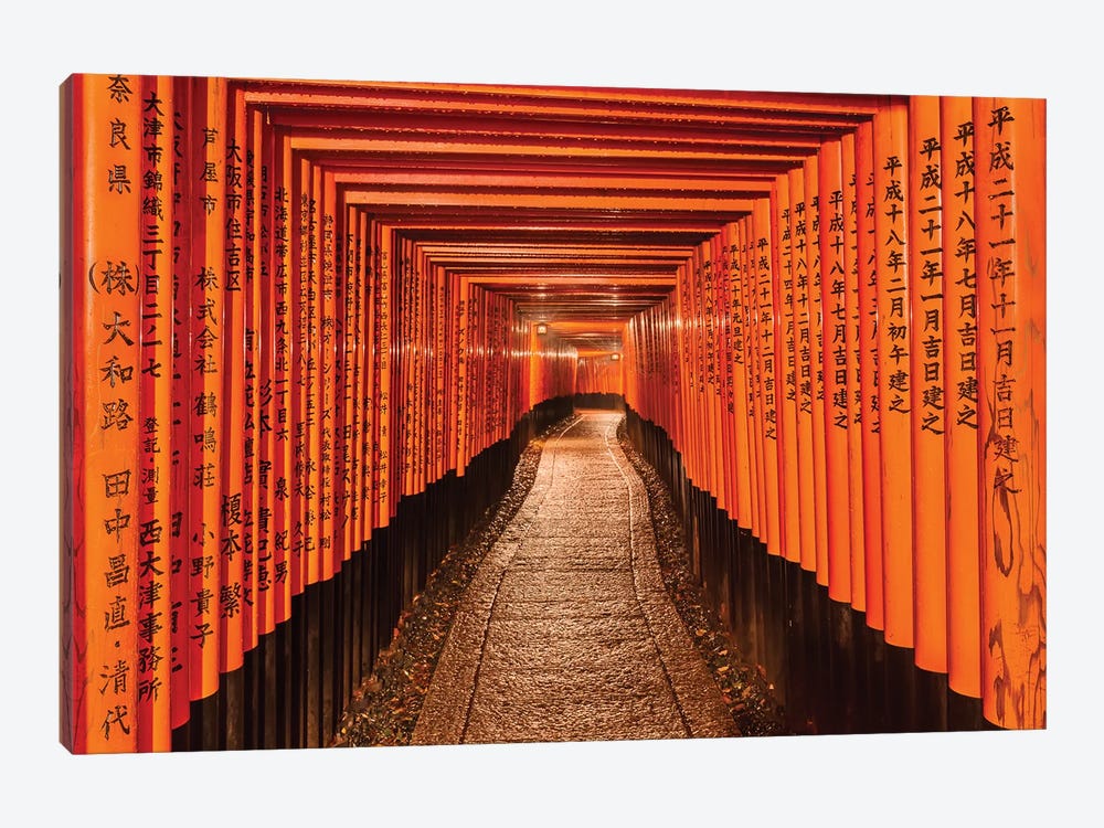 Gates To Prosperity (Kyoto, Japan) by Chano Sánchez 1-piece Art Print
