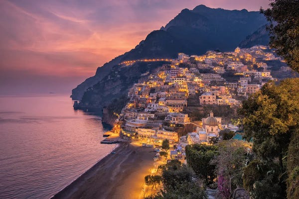 Chano Sánchez: Glamour Over The Cliffs (Positano, Italy) by Chano Sánchez
