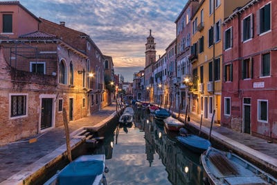 Lovely Canals (Venice, Italy) by Chano Sánchez framed wall art
