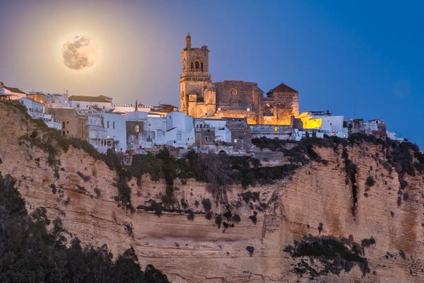 Chano Sánchez: Moon Light (Arcos De La Frontera, Spain) by Chano Sánchez
