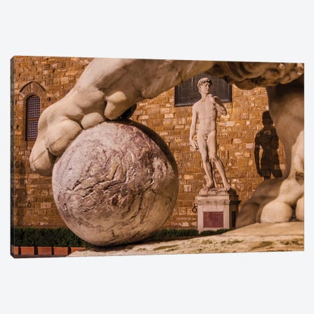 Perfection Replica (Florence, Italy) Canvas Print #CNS71} by Chano Sánchez Canvas Wall Art