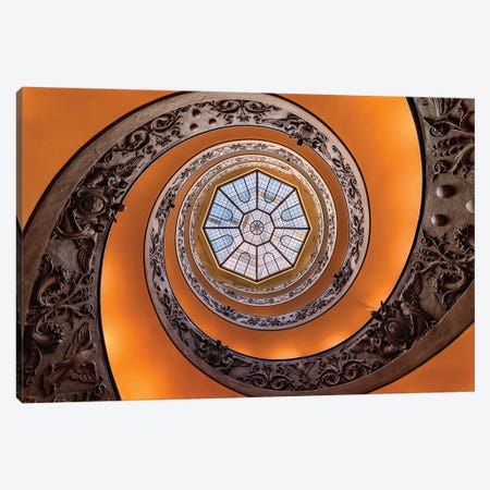 Surreal Spirals (Rome, Vatican Museums) Canvas Print #CNS85} by Chano Sánchez Canvas Artwork