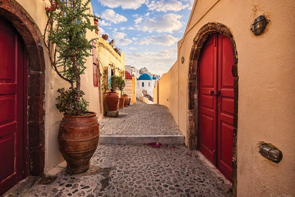 Coastlines: Chosen Destination (Santorini, Greece) by Chano Sánchez