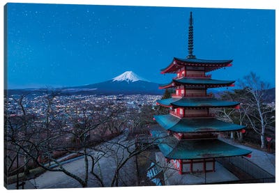 Timeless Fantasy (Mt. Fuji, Japan) Canvas Art Print - Chano Sanchez