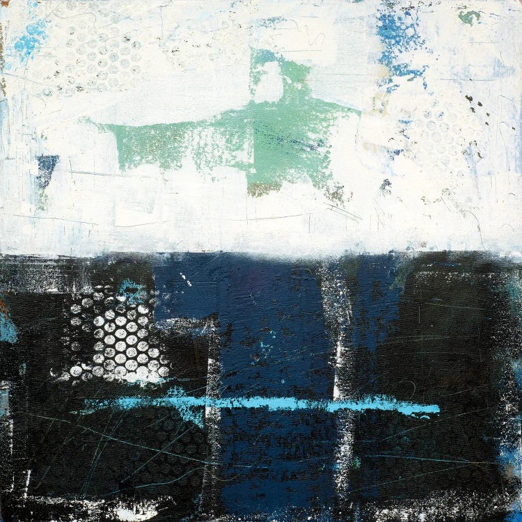 The Narrow Blue Line Between Now And Then, I by Claire Newman-Williams wall art