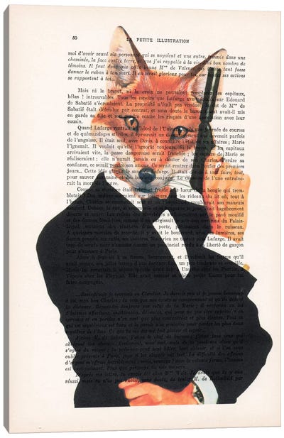 James Bond Fox I Canvas Art Print - James Bond