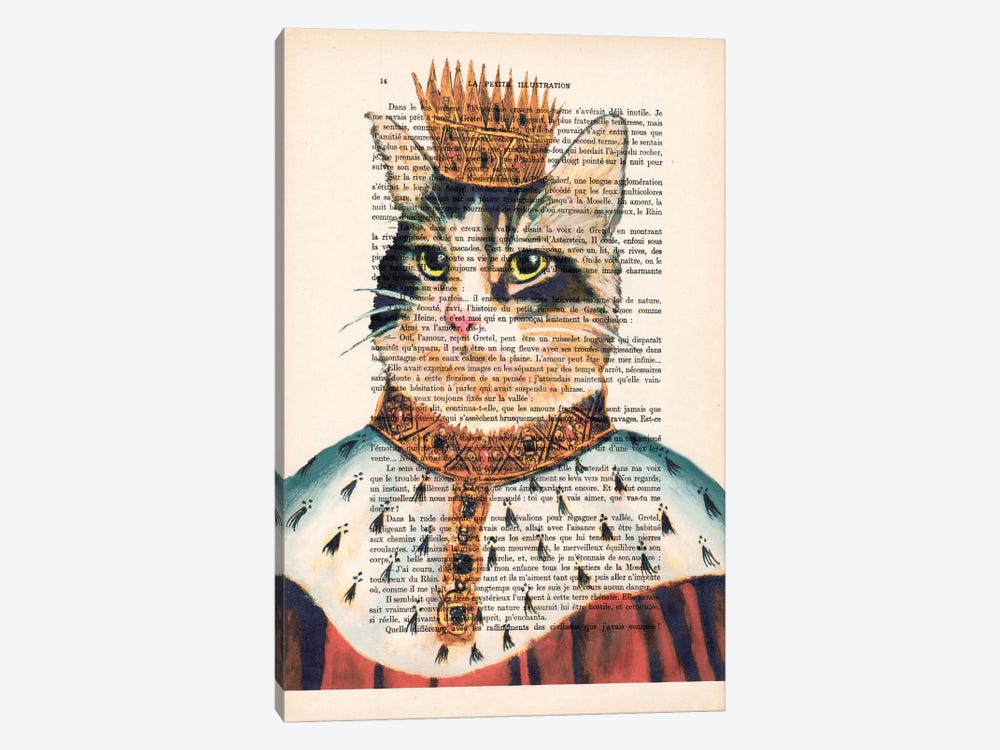 King Cat by Coco de Paris 1-piece Art Print