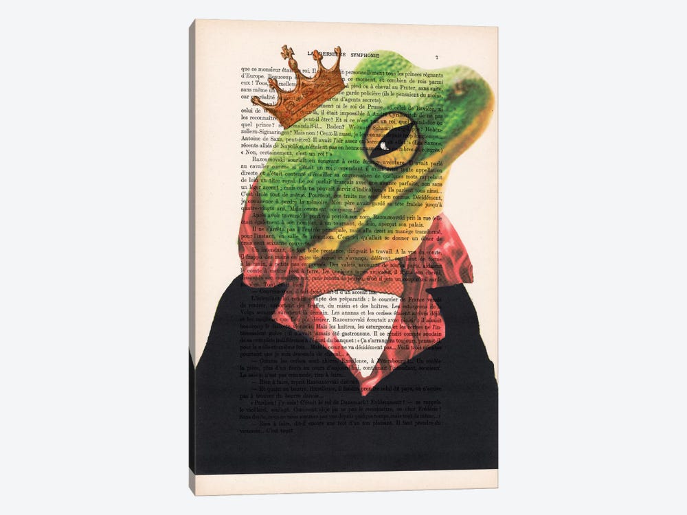 King Frog by Coco de Paris 1-piece Canvas Wall Art