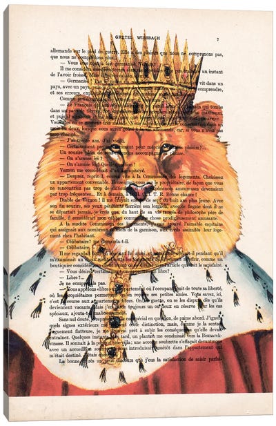 Lion King Canvas Art Print - Regal Revival