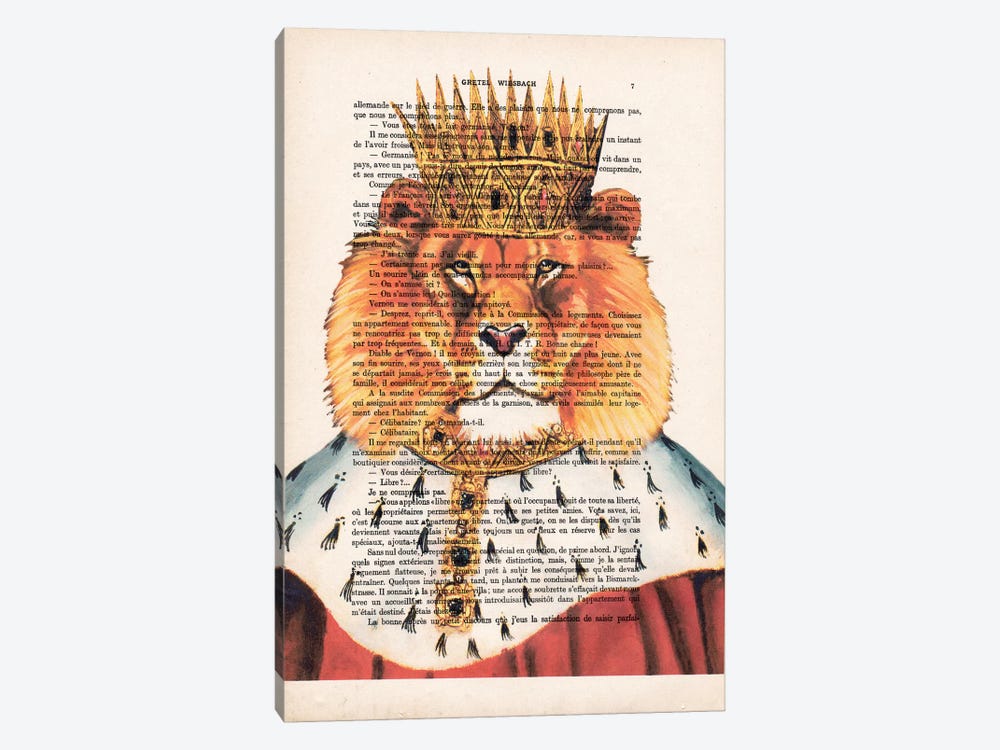 Lion King by Coco de Paris 1-piece Canvas Artwork