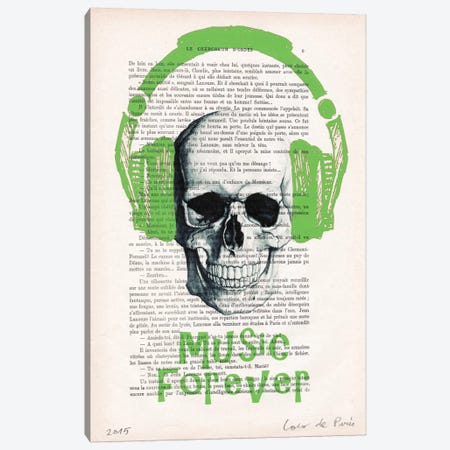 Music Forever I Canvas Print #COC117} by Coco de Paris Canvas Print