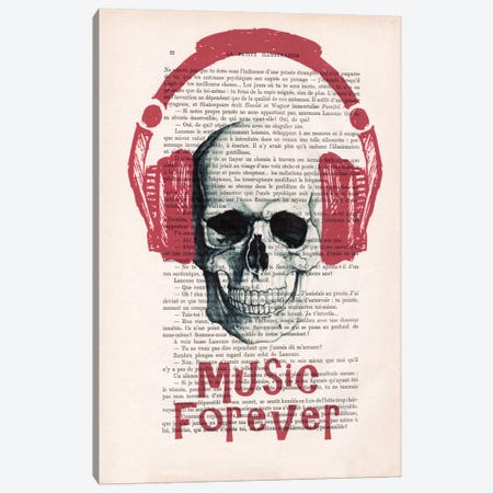 Music Forever II Canvas Print #COC118} by Coco de Paris Canvas Wall Art