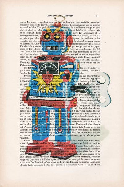 Robot I by Coco de Paris multi panel art