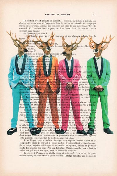 Book illustrations: Rock & Roll Deer by Coco de Paris