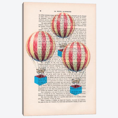 Three Air Balloons Canvas Print #COC141} by Coco de Paris Art Print