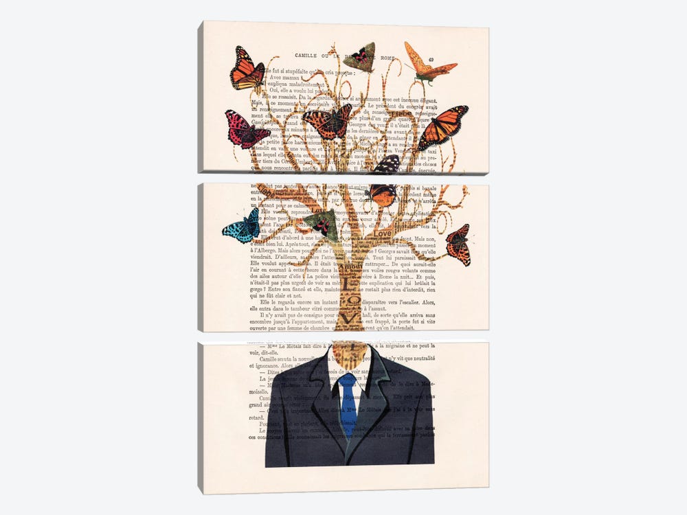 Tree Man by Coco de Paris 3-piece Art Print