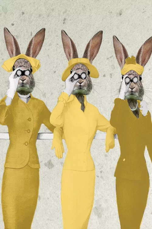 Vintage Rabbits by Coco de Paris wall art