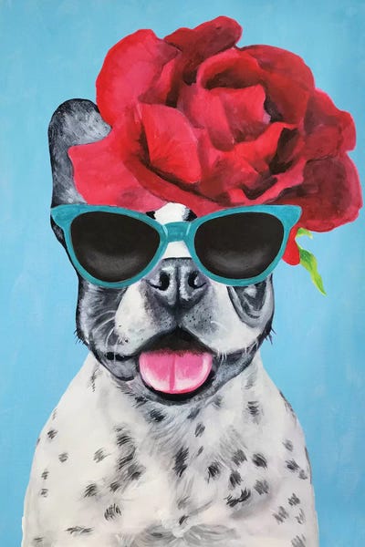 French Bulldogs: Fashion Bulldog Blue by Coco de Paris