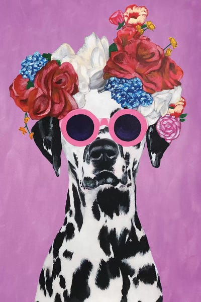 Dalmatians: Fashion Dalmatian Pink by Coco de Paris