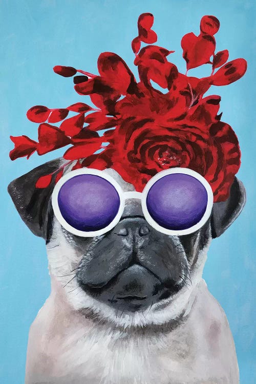 Fashion Pug Blue