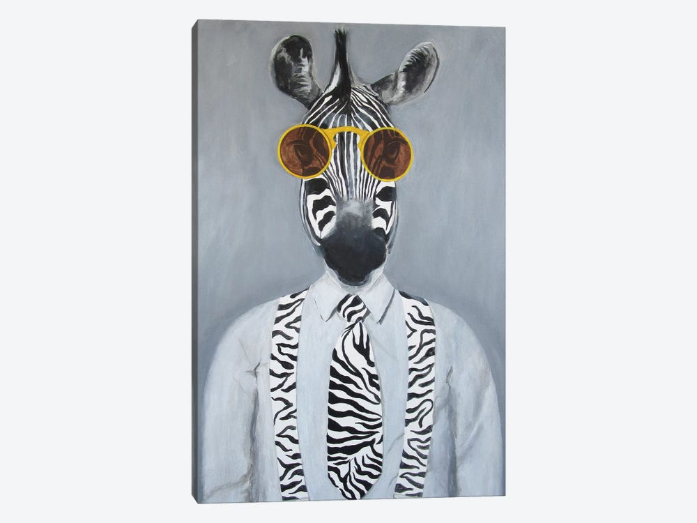 Fashion Zebra by Coco de Paris 1-piece Canvas Wall Art