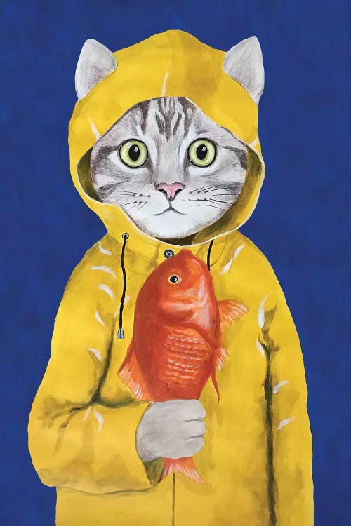 Cat With Fish