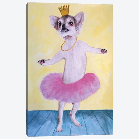 Chihuahua Ballet Canvas Print #COC189} by Coco de Paris Canvas Print