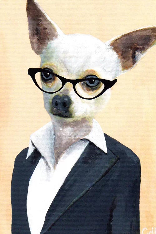 Chihuahua Lady by Coco de Paris wall art