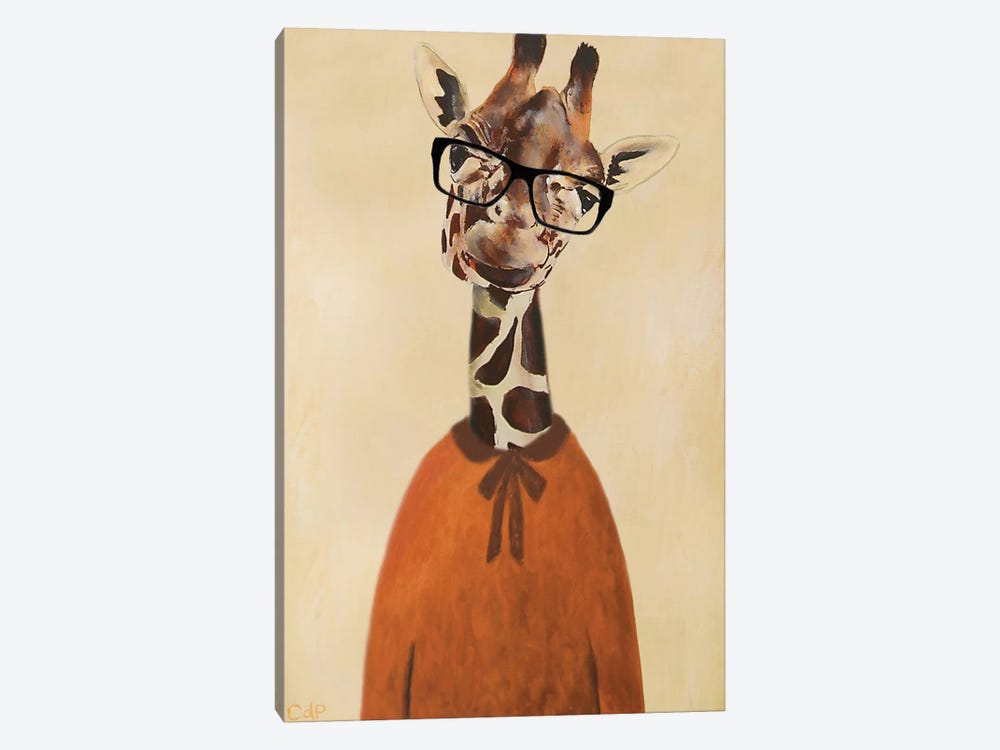 Clever Giraffe by Coco de Paris 1-piece Canvas Art