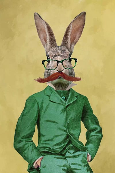 Coco de Paris: Rabbit With Moustache by Coco de Paris