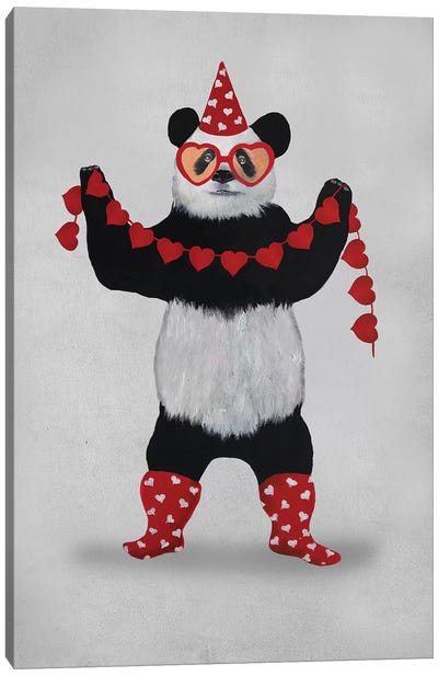 Panda Party Canvas Art Print - Costume Art