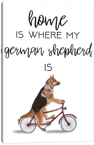 German Shepherd Canvas Art Print - Pet Dad