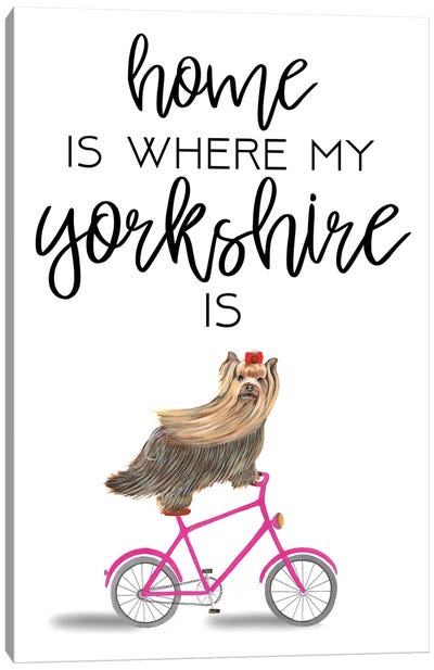 Yorkshire Canvas Art Print - Yorkshire Terrier Art