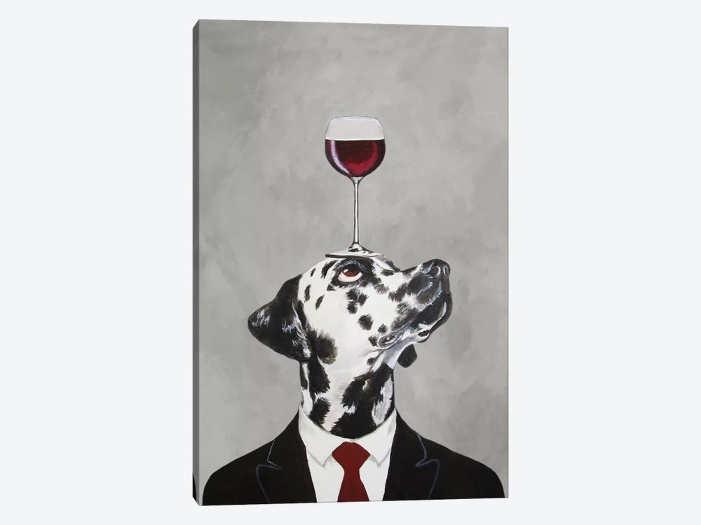Dalmatian With Wineglass by Coco de Paris 1-piece Art Print