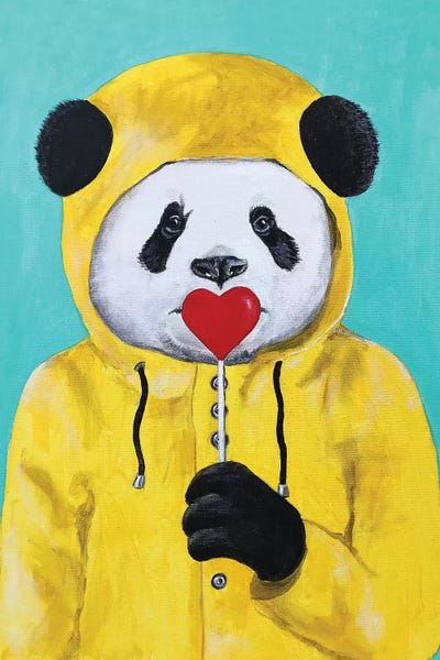 Pandas: Panda With Lollipop by Coco de Paris